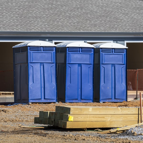 do you offer hand sanitizer dispensers inside the portable toilets in East Rockaway